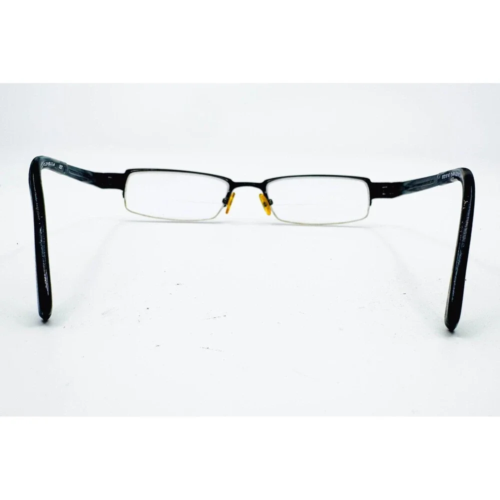 Caravelle by Bulova Eyeglasses Mens Dark Gunmetal Ghent Half Rim 50-19-140